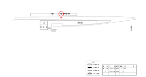 近鉄/西田原本駅//№4駅看板・駅広告、位置図