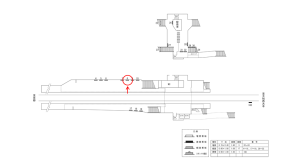 近鉄／興戸駅／／№8駅看板・駅広告、位置図