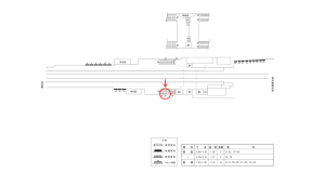 近鉄／富野荘駅／／№38駅看板・駅広告、位置図