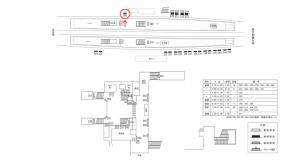 近鉄／新田辺駅／／№209駅看板・駅広告、位置図