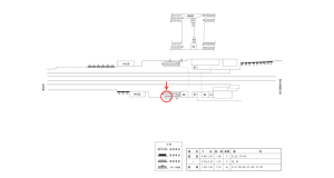 近鉄／富野荘駅／／№37駅看板・駅広告、位置図