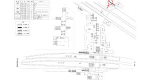 近鉄／橿原神宮前駅／／№4駅看板・駅広告、位置図