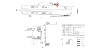 近鉄／新田辺駅／／№213駅看板・駅広告、位置図