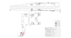 近鉄/近鉄丹波橋駅//№147駅看板・駅広告、位置図