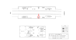 近鉄／三山木駅／／№33駅看板・駅広告、位置図