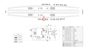 近鉄／大久保駅／／№240駅看板・駅広告、位置図