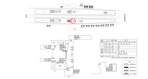 近鉄／新田辺駅／／№270駅看板・駅広告、位置図