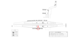 近鉄／新祝園駅／／№31駅看板・駅広告、位置図