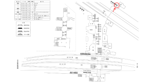 近鉄／橿原神宮前駅／／№3駅看板・駅広告、位置図