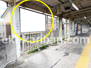近鉄／久津川駅／／№2駅看板・駅広告、写真1