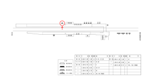 近鉄／山田川駅／／№4駅看板・駅広告、位置図