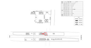 近鉄／高の原駅／／№68駅看板・駅広告、位置図