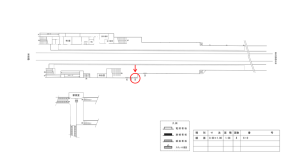 近鉄/平城駅//№8駅看板・駅広告、位置図