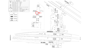 近鉄/橿原神宮前駅//№19駅看板・駅広告、位置図