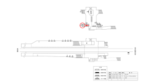 近鉄／興戸駅／／№23駅看板・駅広告、位置図