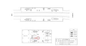 近鉄／三山木駅／／№34駅看板・駅広告、位置図