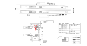 近鉄／新田辺駅／／№248駅看板・駅広告、位置図