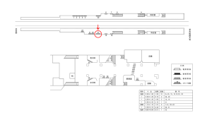 近鉄／桃山御陵前駅／／№51駅看板・駅広告、位置図