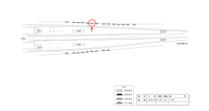 近鉄／竹田駅／／№6駅看板・駅広告、位置図