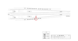 近鉄／竹田駅／／№21駅看板・駅広告、位置図