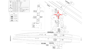 近鉄／橿原神宮前駅／／№91駅看板・駅広告、位置図