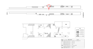 近鉄/桃山御陵前駅//№7駅看板・駅広告、位置図
