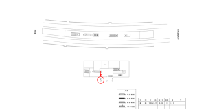 近鉄／上鳥羽口駅／／№2駅看板・駅広告、位置図