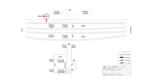 近鉄／向島駅／／№16駅看板・駅広告、位置図
