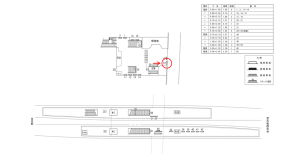 近鉄／高の原駅／／№37駅看板・駅広告、位置図