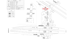 近鉄/橿原神宮前駅//№93駅看板・駅広告、位置図
