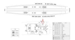 近鉄／大久保駅／／№311駅看板・駅広告、位置図