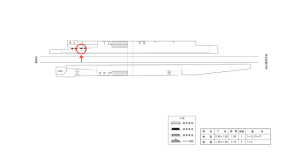 近鉄／狛田駅／／№3駅看板・駅広告、位置図
