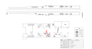 近鉄／桃山御陵前駅／／№28駅看板・駅広告、位置図