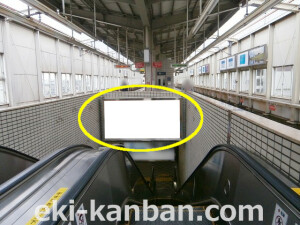 阪急／岡町駅／№600 (1)駅看板、駅広告②