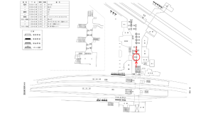 近鉄／橿原神宮前駅／／№84駅看板・駅広告、位置図