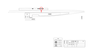 近鉄/西田原本駅//№2駅看板・駅広告、位置図