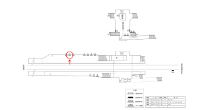 近鉄／興戸駅／／№5駅看板・駅広告、位置図
