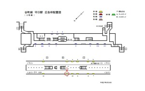 Osaka／Metro（大阪メトロ）　守口／谷町線№1-011№011、位置図