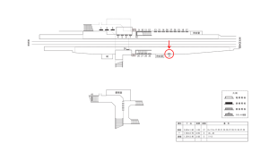 近鉄/喜志駅//№31駅看板・駅広告、位置図