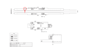 近鉄/矢田駅//№5駅看板・駅広告、位置図