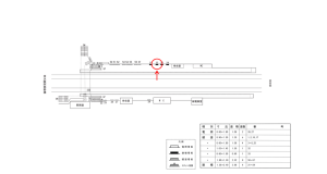 近鉄／河内天美駅／／№22駅看板・駅広告、位置図