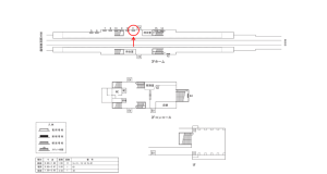 近鉄/矢田駅//№11駅看板・駅広告、位置図
