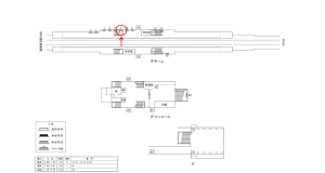 近鉄/矢田駅//№9駅看板・駅広告、位置図