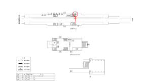近鉄/矢田駅//№14駅看板・駅広告、位置図