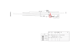 近鉄／高見ノ里駅／／№28駅看板・駅広告、位置図