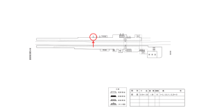 近鉄／布忍駅／／№1駅看板・駅広告、位置図
