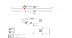 近鉄/矢田駅//№8駅看板・駅広告、位置図