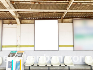 近鉄/河内天美駅//№55駅看板・駅広告、写真2