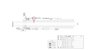 近鉄/河内天美駅//№52駅看板・駅広告、位置図