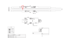 近鉄/矢田駅//№7駅看板・駅広告、位置図
